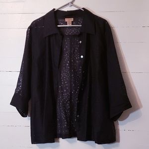 Burnout Button Down Shirt    0022